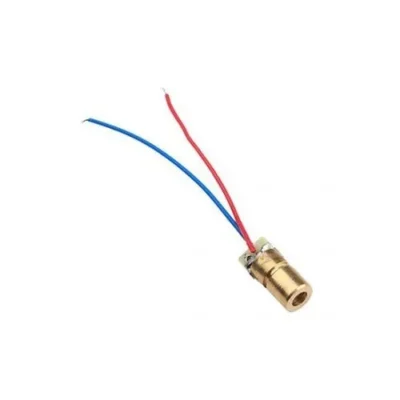 Sunrobotics Laser Diode Module 3v 5mw With Copper Head - Red / Laser Diode Module Ky-008